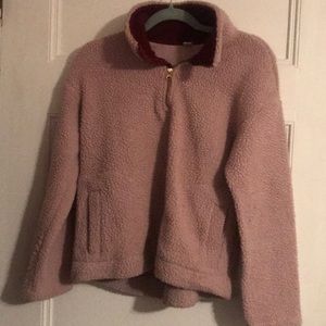 3/4 Zip Old Navy Sherpa Sweater szS